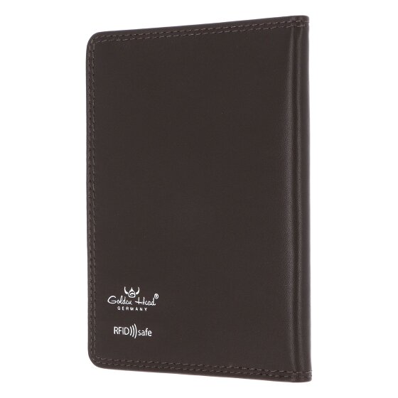 Golden Head Polo Ausweisetui RFID Leder 9 cm