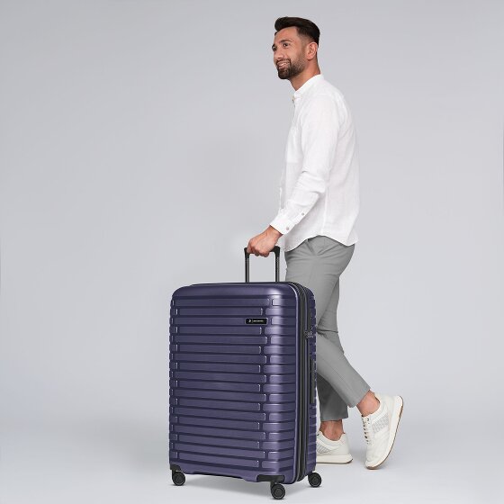 Pactastic Collection 04 THE LARGE + 4 Rollen Trolley L 75 cm mit Dehnfalte