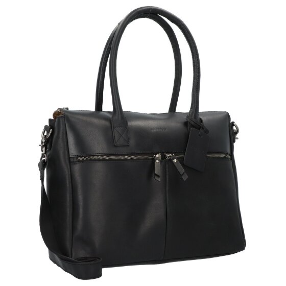 Burkely Vintage Valerie Schultertasche Leder 39 cm Laptopfach