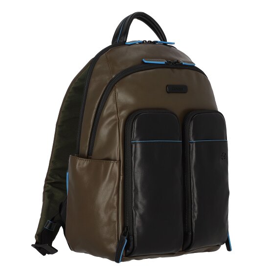 Piquadro Blue Square Revamp Rucksack RFID Leder 39 cm Laptopfach