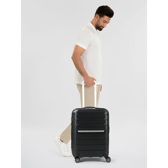 Samsonite Flux 4 Rollen Kabinentrolley 55 cm mit Dehnfalte