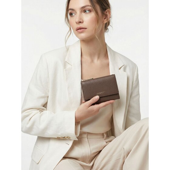 Lazarotti Bologna Leather XL Geldbörse mit Zip-Around Fach Leder 14 cm