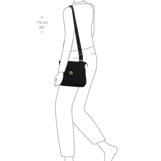 Bric's X-Collection Umhängetasche 26 cm mit Dehnfalte