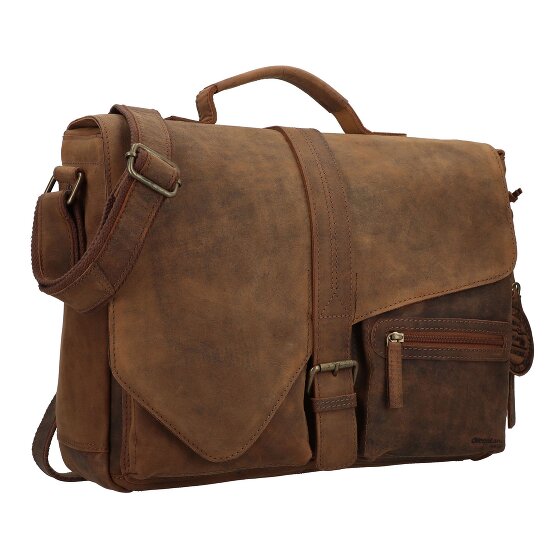 Greenland Nature Montenegro Aktentasche Leder 37 cm
