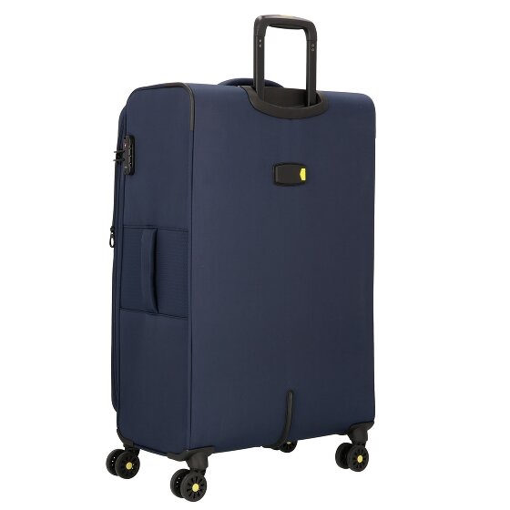 d&n Travel Line 9704 4 Rollen Trolley L 78 cm mit Dehnfalte