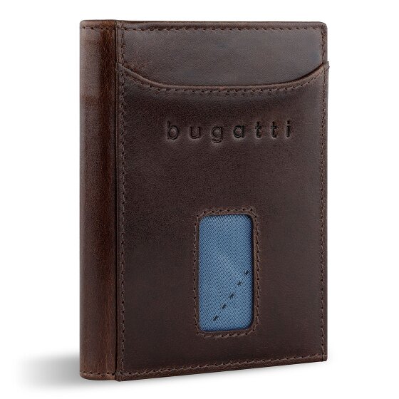 bugatti Secure Slim Geldbörse RFID Schutz Leder 8 cm