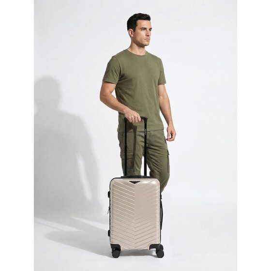 Redolz Essentials 18 4 Rollen Kabinentrolley 55 cm mit Dehnfalte