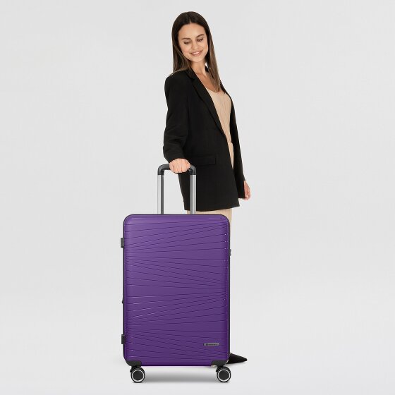 Franky Dallas 3.0 4 Rollen Trolley M 65 cm mit Dehnfalte