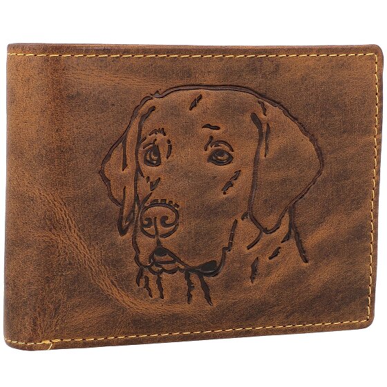 Greenburry Vintage Geldbörse Leder 12 cm