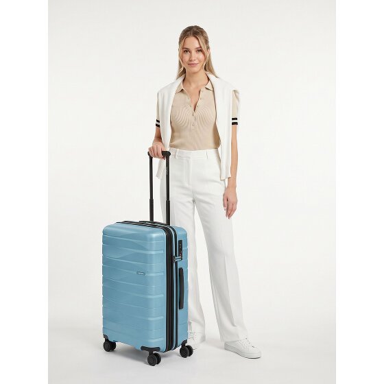 Bergpfeil Travel 4 Rollen Trolley M 66 cm mit Dehnfalte