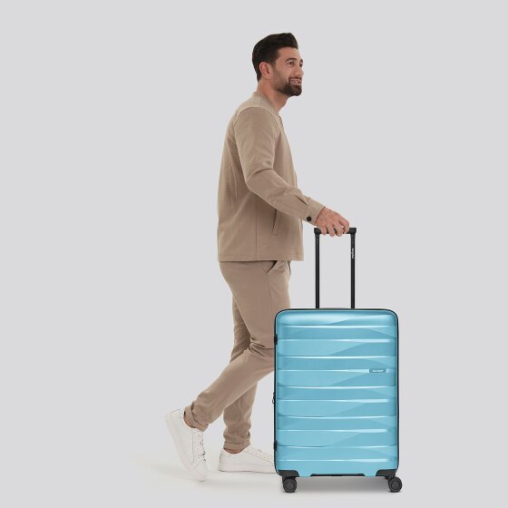 Bergpfeil Travel 4-Rollen Trolley M 66 cm mit Dehnfalte
