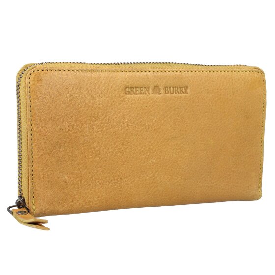 Greenburry Vintage Washed Geldbörse Leder 19 cm