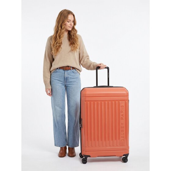 Delsey Paris Lutece Se 4 Rollen Trolley 75 cm mit Dehnfalte