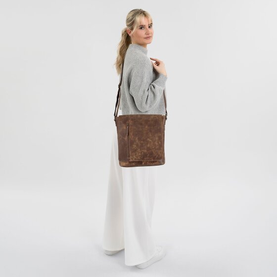 Harold's Crunchy Umhängetasche Leder 27 cm