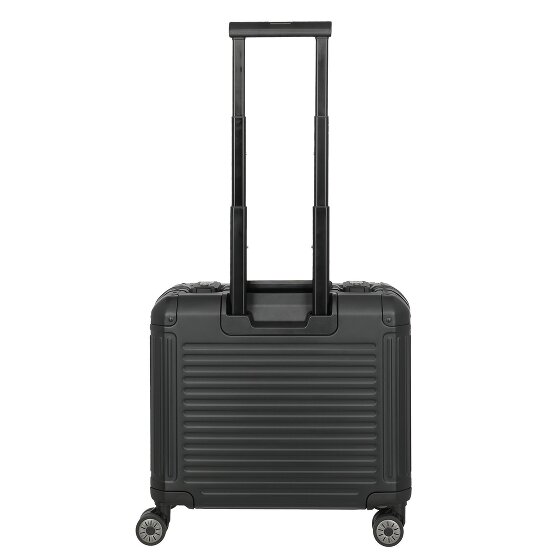 Travelite Next 4-Rollen Businesstrolley Aluminium 43 cm
