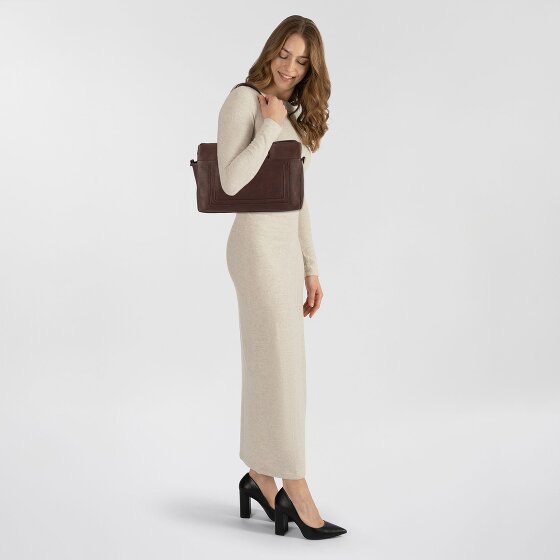 Cowboysbag Chained Barton Schultertasche Leder 40 cm