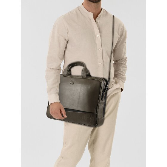 Harbour 2nd City Lights Aktentasche Leder 40 cm Laptopfach