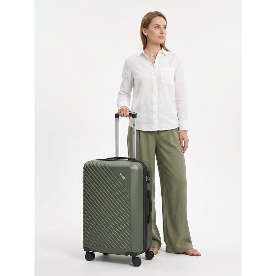 Check.In Paradise 2.0 4 Rollen Trolley M 68 cm mit Dehnfalte