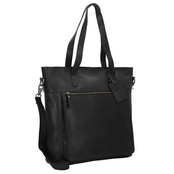 Burkely Vintage Jade Schultertasche Leder 36 cm Laptopfach
