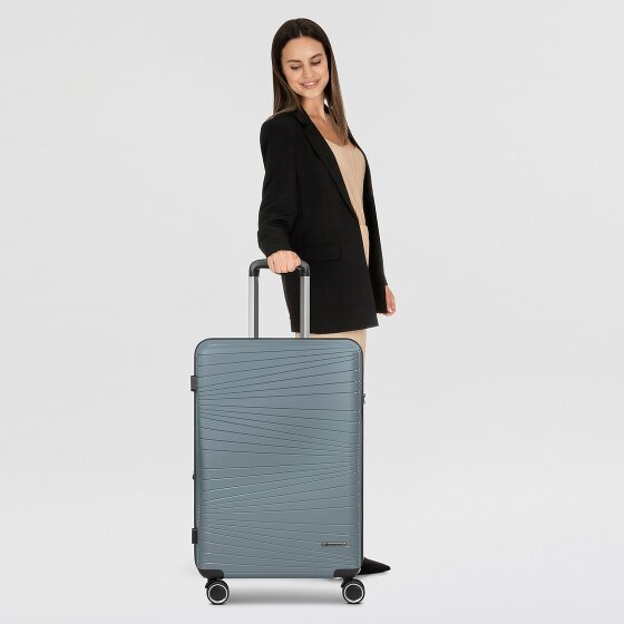 Franky Dallas 3.0 4 Rollen Trolley M 65 cm mit Dehnfalte
