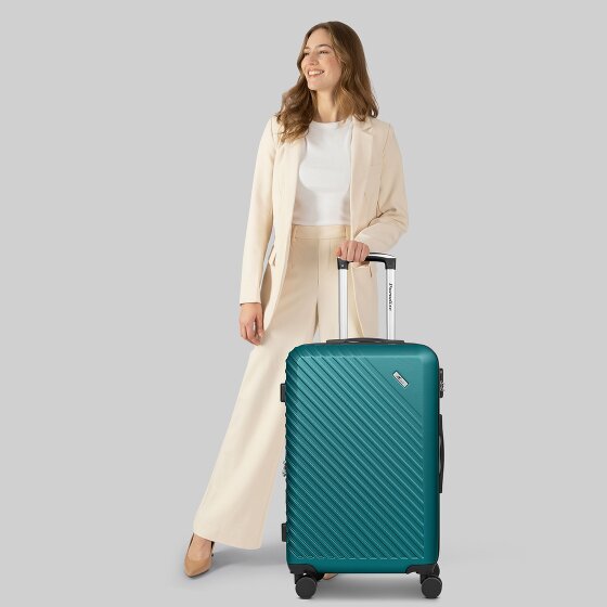 Check.In Paradise 2.0 4 Rollen Trolley M 68 cm mit Dehnfalte