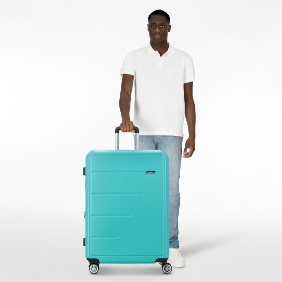 Gabol Future Plus 4 Rollen Trolley 74 cm mit Dehnfalte