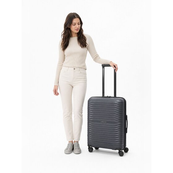 Stratic Shine 4 Rollen Trolley 66 cm mit Dehnfalte