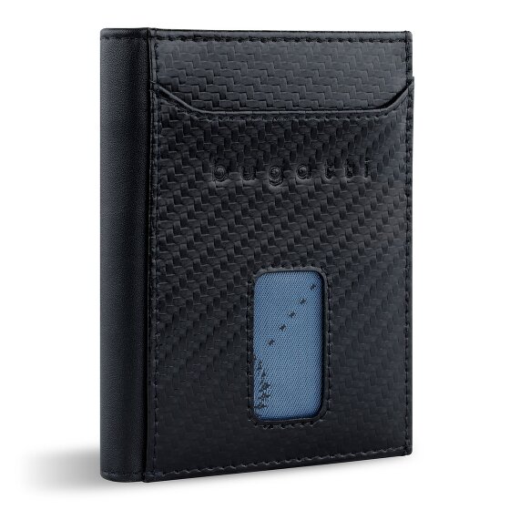 bugatti Secure Slim Geldbörse RFID Schutz Leder 8 cm