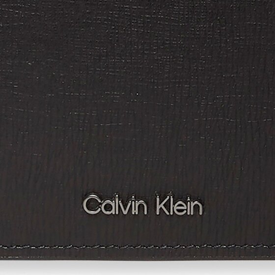 Calvin Klein Saffiano Geldbörse RFID Schutz Leder 12 cm
