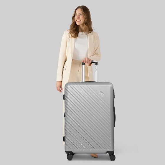 Check.In Paradise 2.0 4 Rollen Trolley L 78 cm mit Dehnfalte