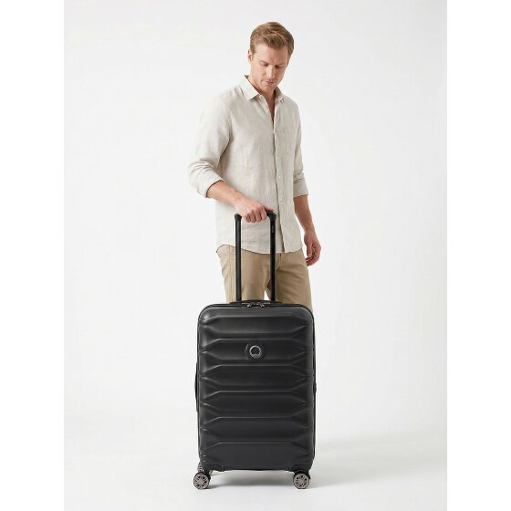 Delsey Paris Meteor 4 Rollen Trolley 68 cm mit Dehnfalte