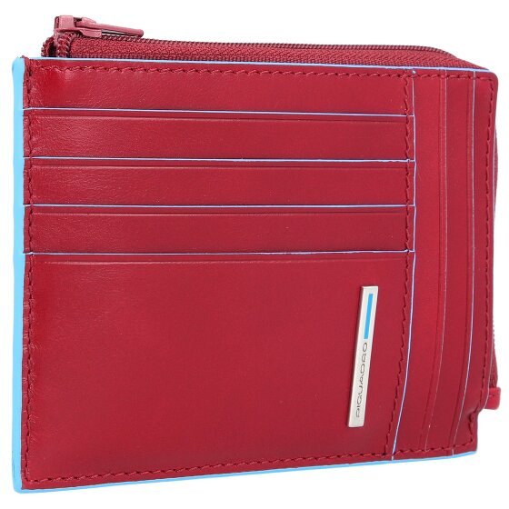 Piquadro Blue Square Kreditkartenetui RFID Schutz Leder 12 cm Geschenkbox
