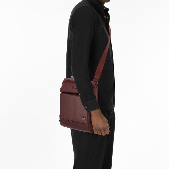 Piquadro Philip Umhängetasche Leder 27 cm