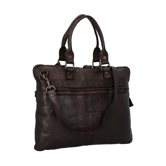 Harbour 2nd Vega Aktentasche Leder 38 cm Laptopfach