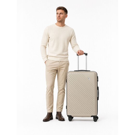 Check.In Paradise 2.0 4 Rollen Trolley L 78 cm mit Dehnfalte