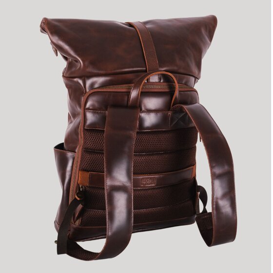 Buckle & Seam Nomad Business-Rucksack Leder 61 cm Laptopfach