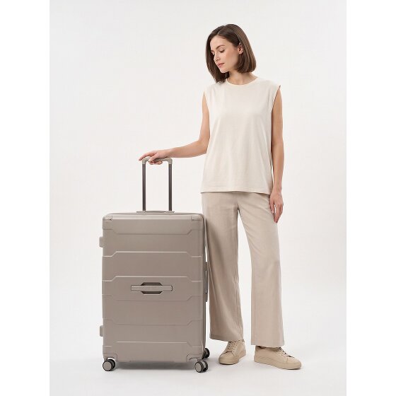 Heys ReNew 4 Rollen Trolley L 76 cm mit Dehnfalte