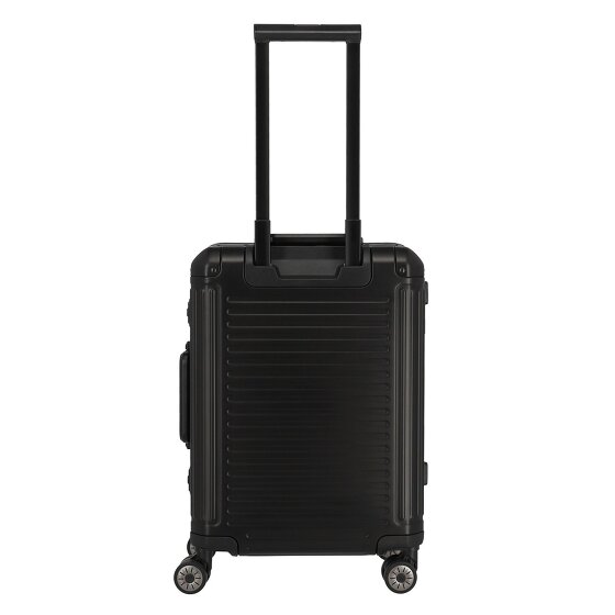 Travelite Next 4-Rollen Kabinentrolley Aluminium 55 cm