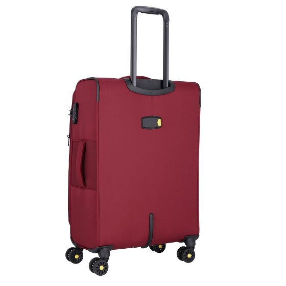 d&n Travel Line 9704 4 Rollen Trolley M 68 cm mit Dehnfalte