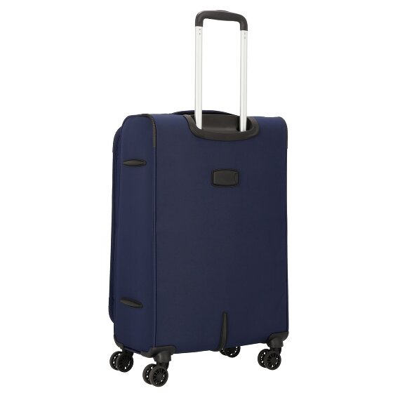 d&n Travel Line 9504 4 Rollen Trolley M 67 cm mit Dehnfalte
