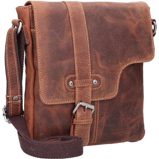 Greenburry Vintage Umhängetasche Leder 22 cm