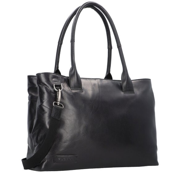 Plevier Rock Amber Schultertasche Leder 43 cm Laptopfach
