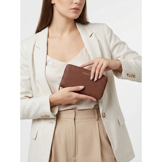 Lazarotti Bologna Leather XL Zip-Around Geldbörse Leder 19 cm