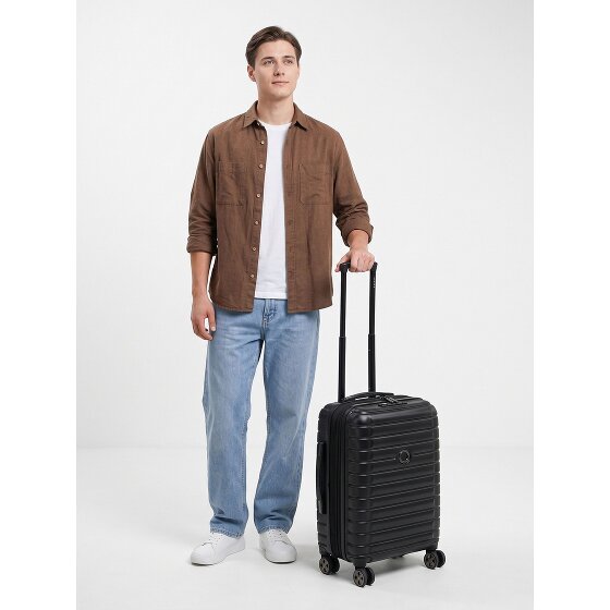 Delsey Paris Shadow 5.0 4 Rollen Kabinentrolley 55 cm mit Dehnfalte
