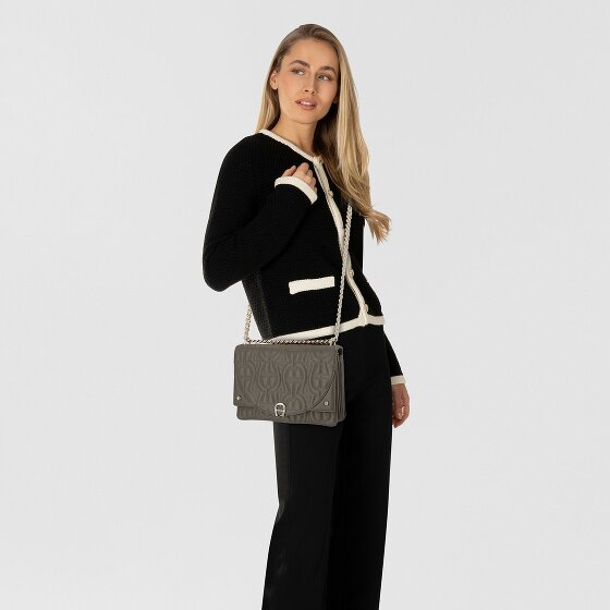AIGNER Diadora Umhängetasche Leder 25 cm