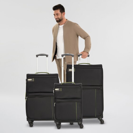 d&n Travel Line 6704 4 Rollen Kofferset 3-teilig