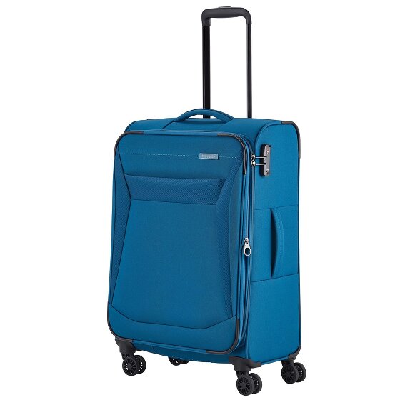 Travelite Chios 4 Rollen Trolley 67 cm mit Dehnfalte