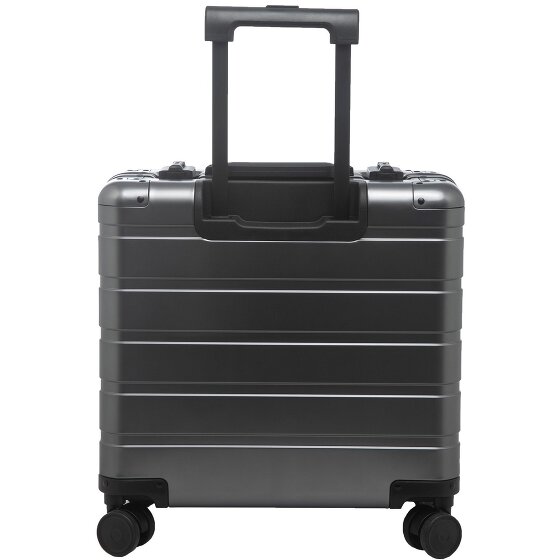 Alumaxx Gravity 4-Rollen Pilotentrolley Aluminium 44 cm Laptopfach