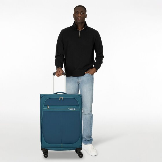 American Tourister Deep Dive 4 Rollen Trolley 67 cm mit Dehnfalte
