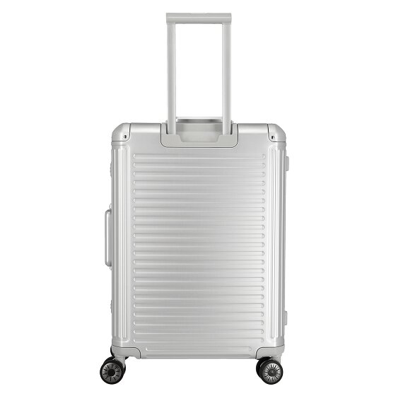 Travelite Next 4-Rollen Trolley Aluminium 67 cm